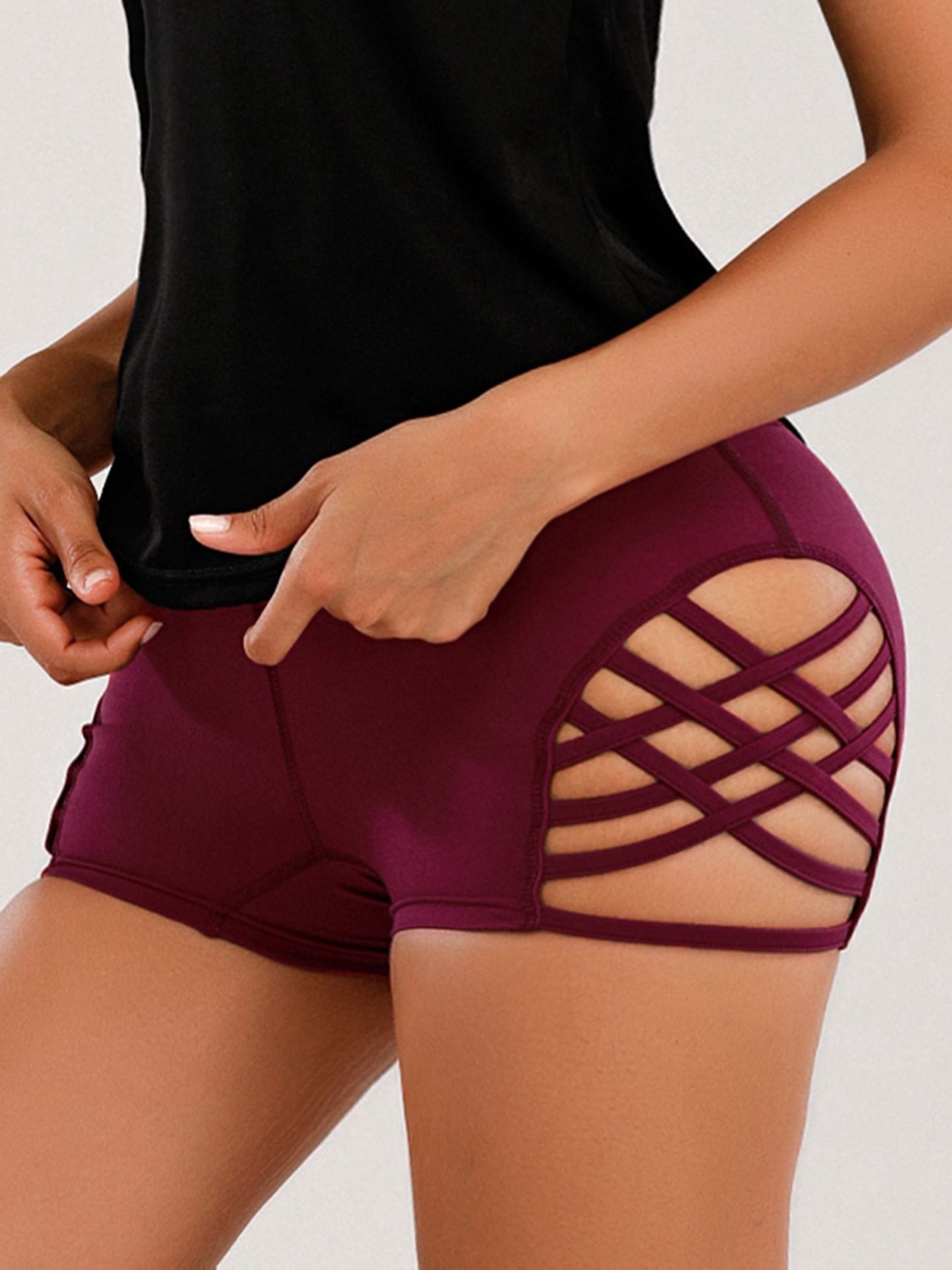 Sportshort Dames Hoge Taille – Booty Fit