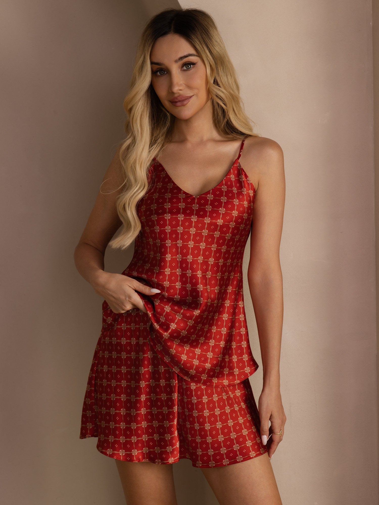 Luxe Satijnen Pyjamaset Dames