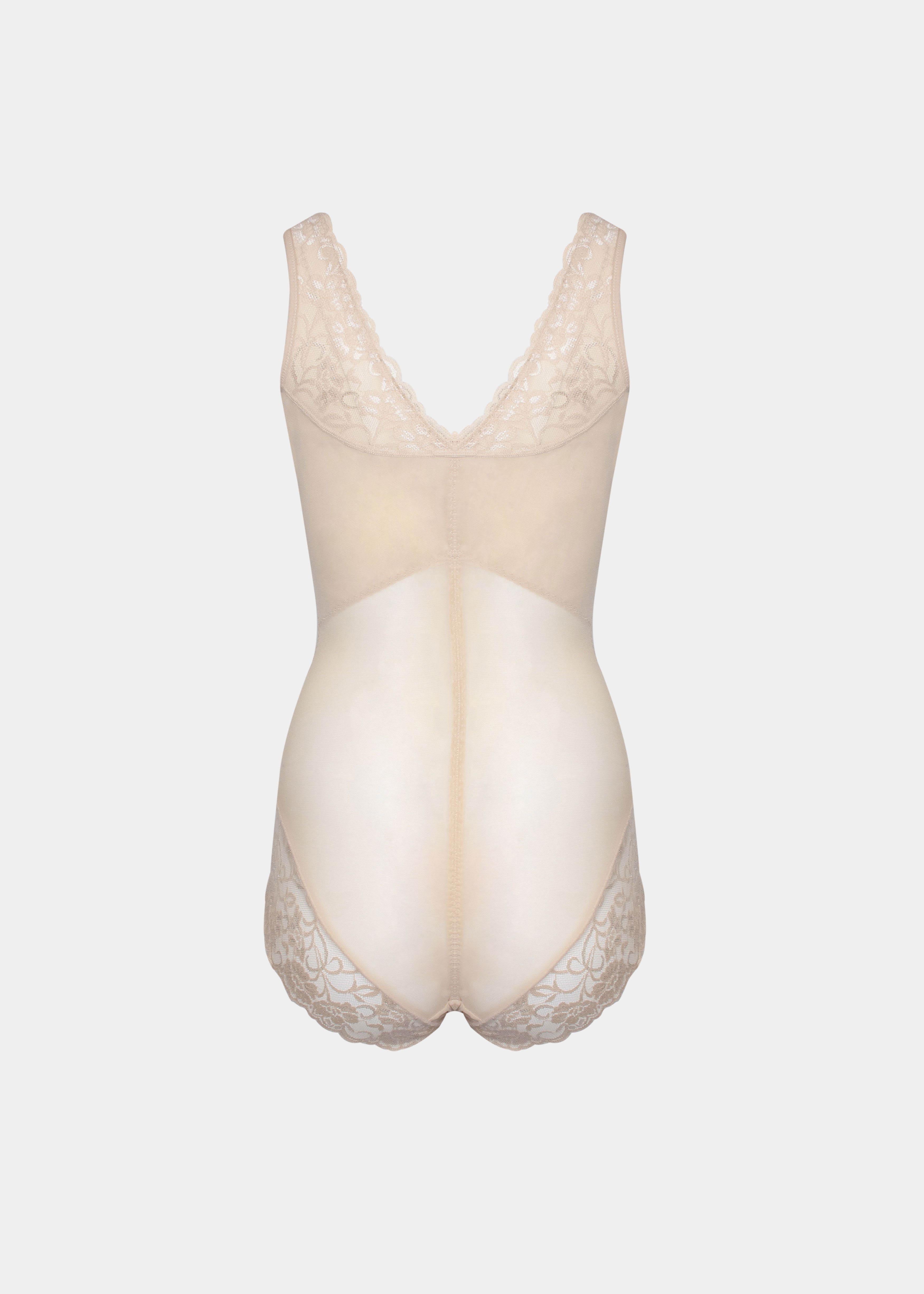 Dames Corrigerende Body met Mesh en Kant Sterk