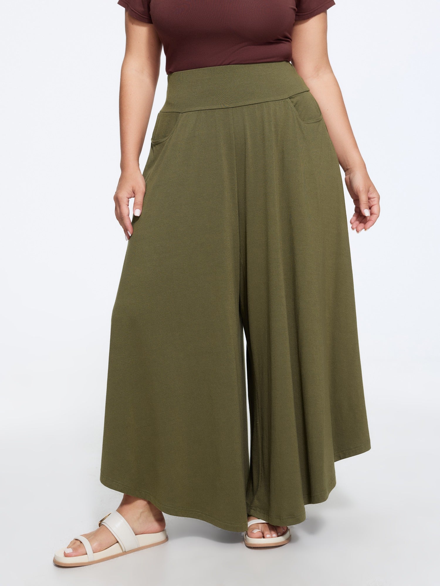 Wijde Broek Dames Stretchy