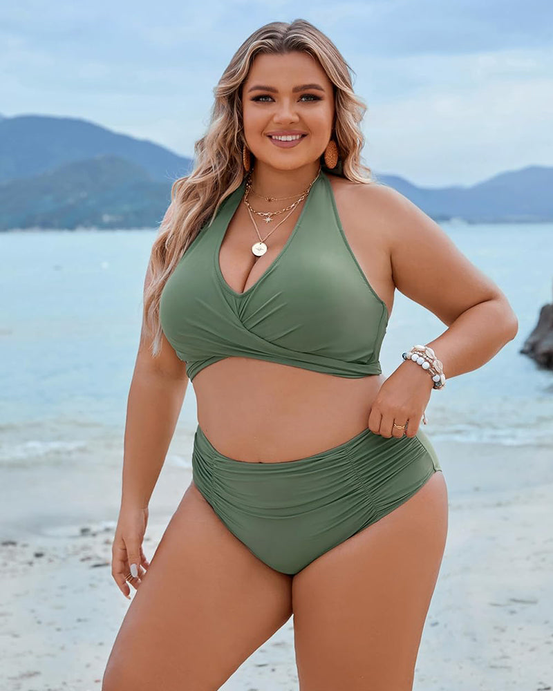 Yena Bikini Dames – Halter Set met High-Cut Bottom