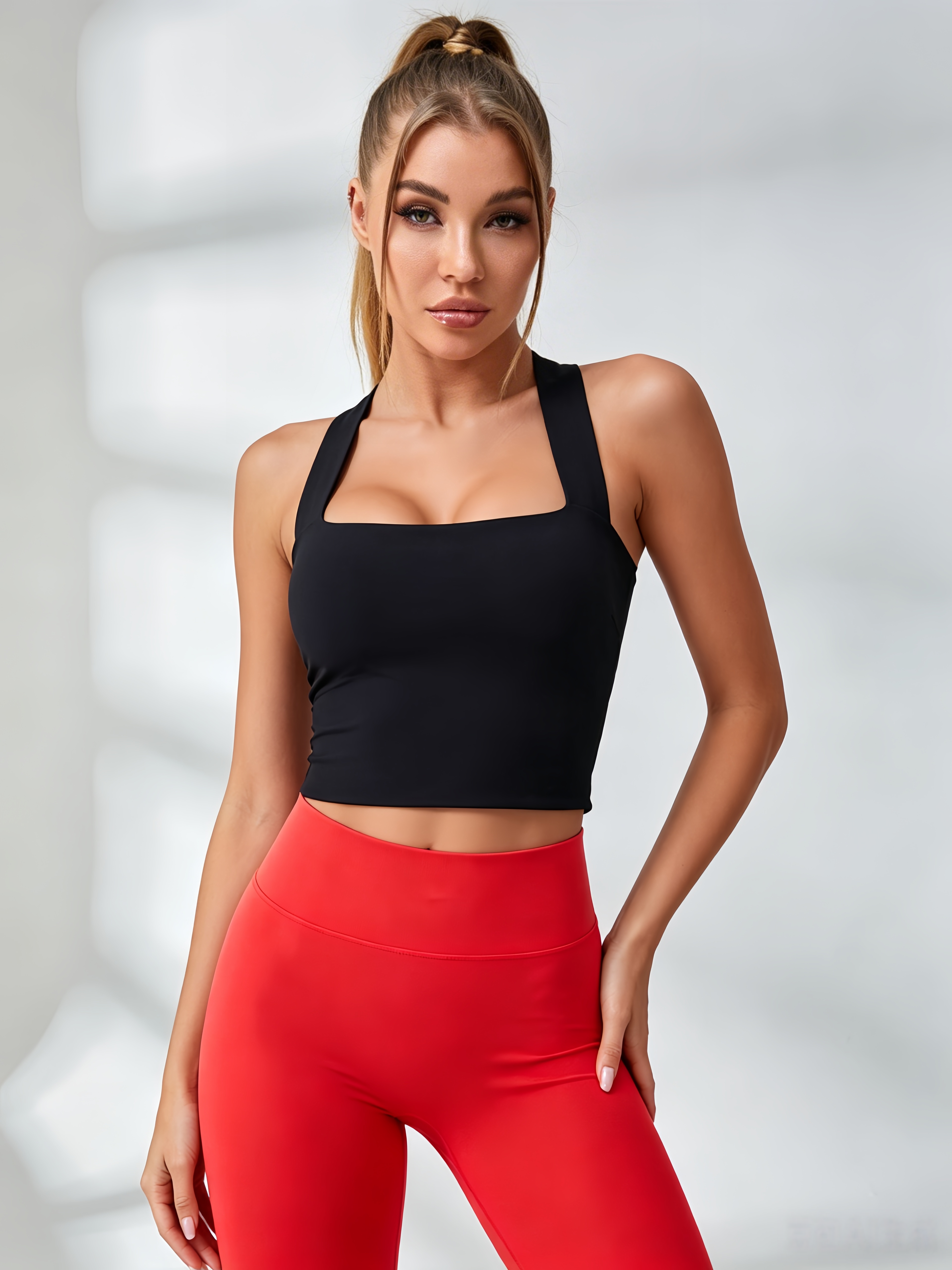 Tanktop Dames Open Rug – Strik Detail