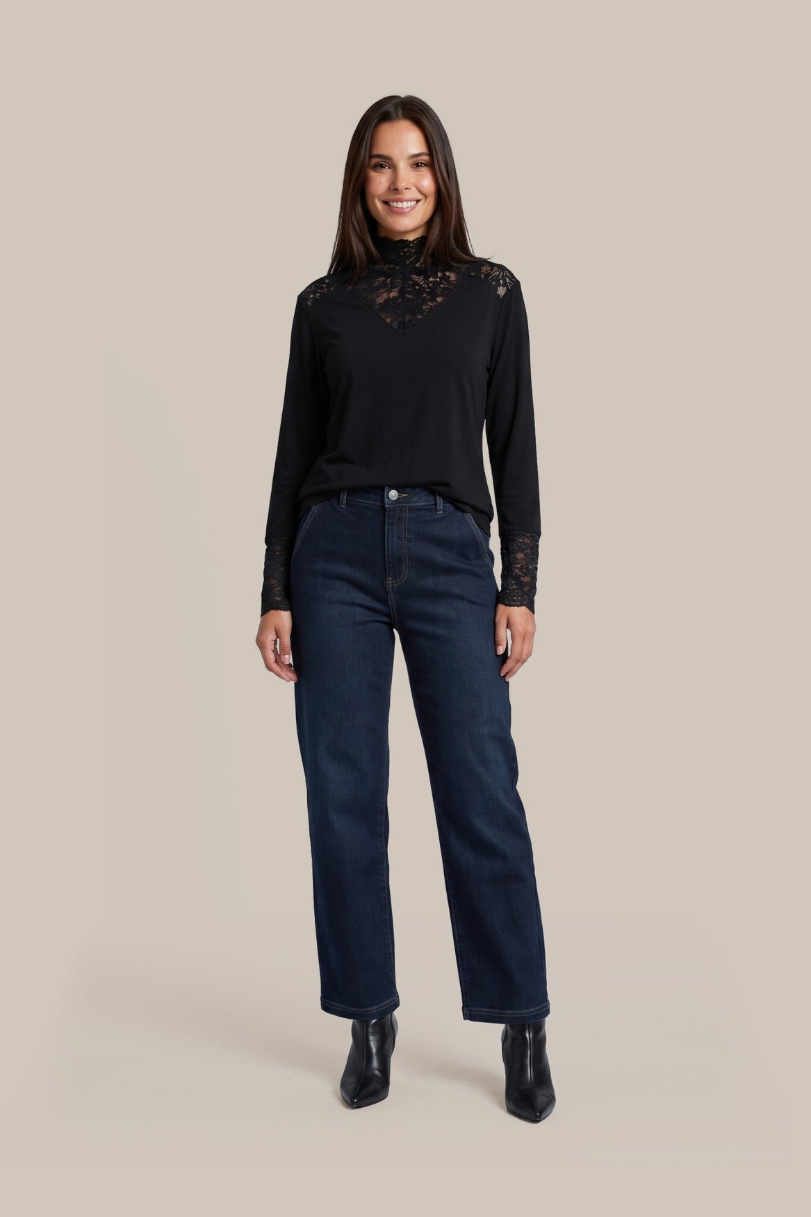 Aine top | Black