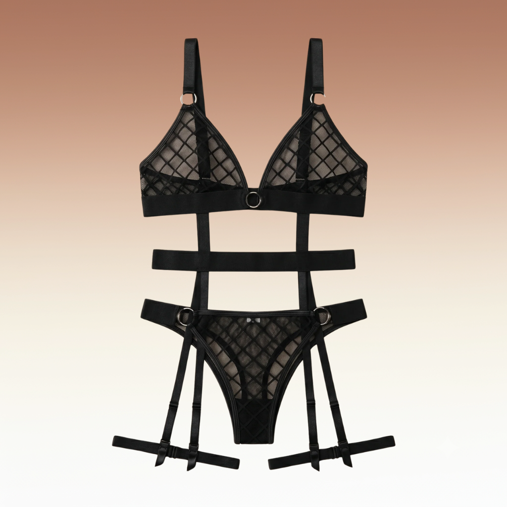 Mesh Lingerieset Voor Dames