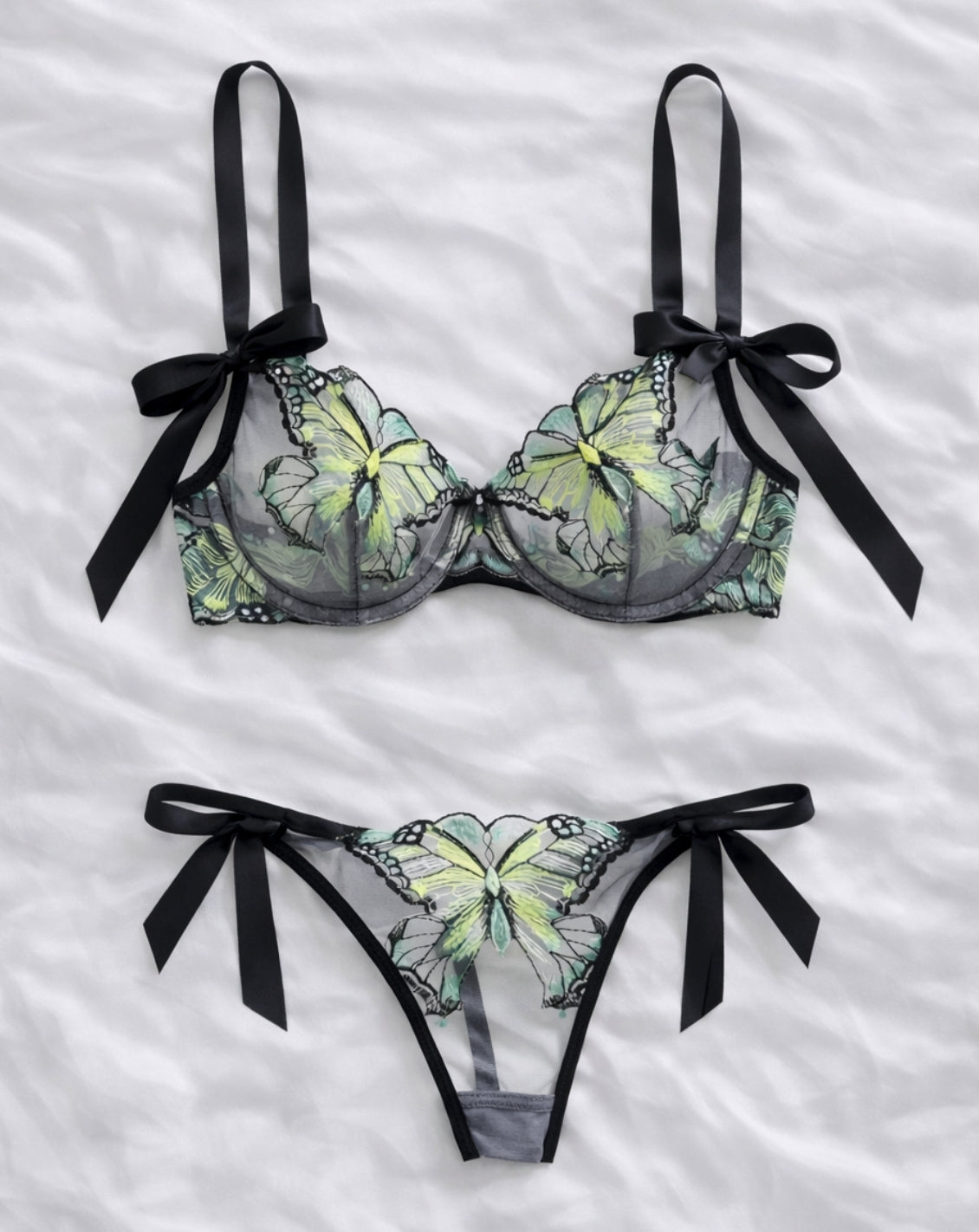 LYRA - Lingerieset Dames Kant – Vlinder – Luxe Lingerie met Comfort