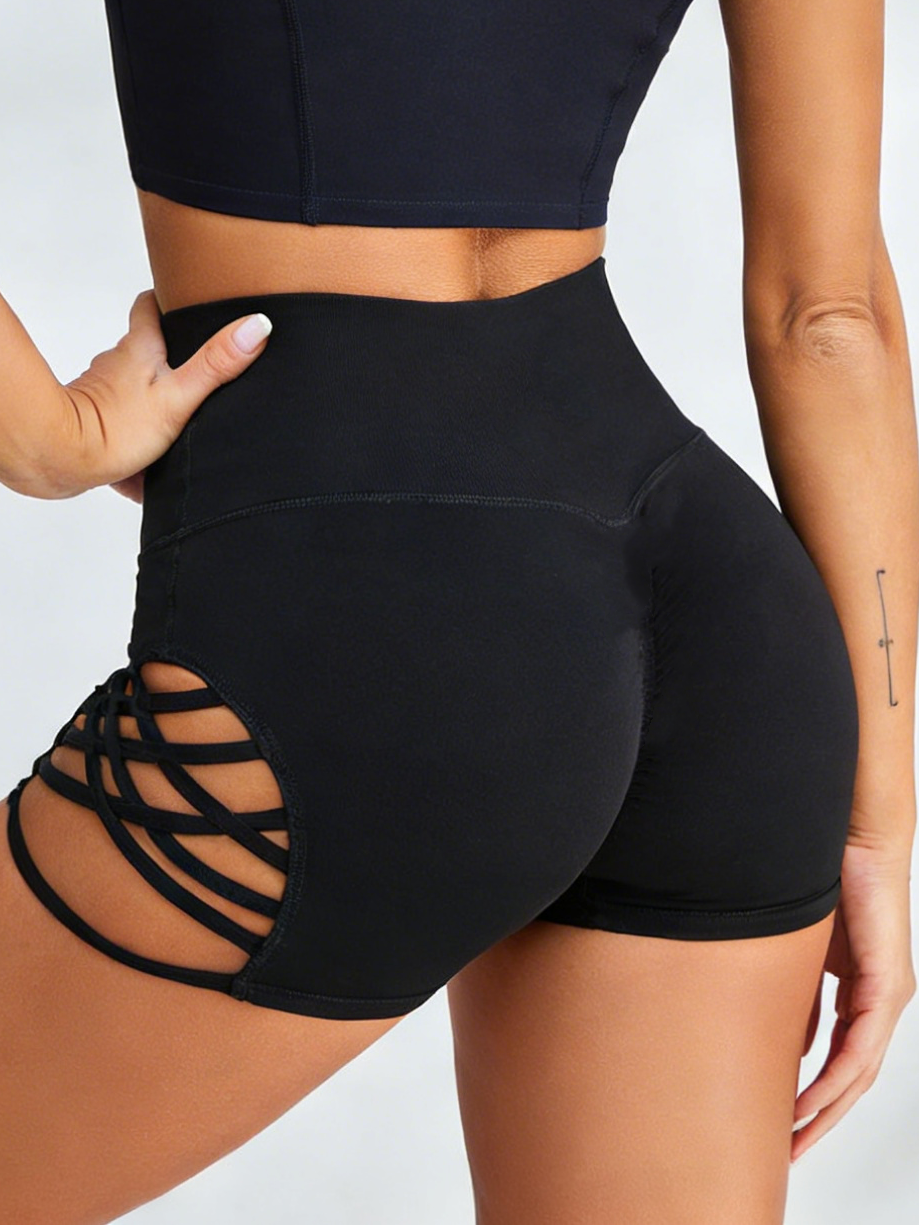 Sportshort Dames Hoge Taille – Booty Fit