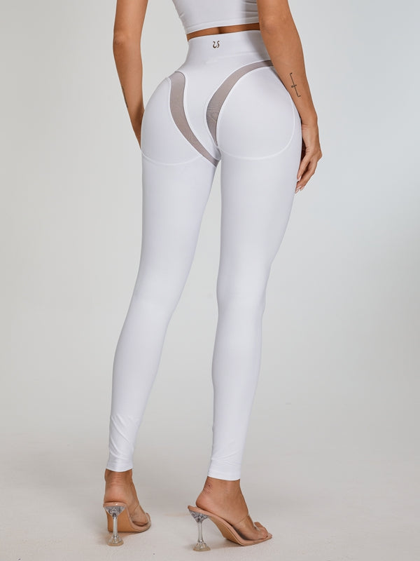 Sport BH Dames Cross Back Lift-Effect Wit Zwart