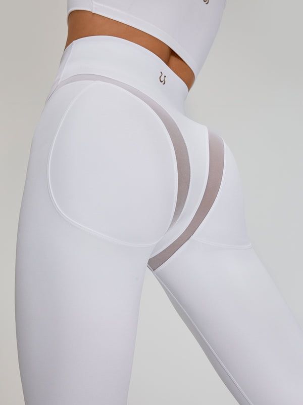 Sport BH Dames Cross Back Lift-Effect Wit Zwart