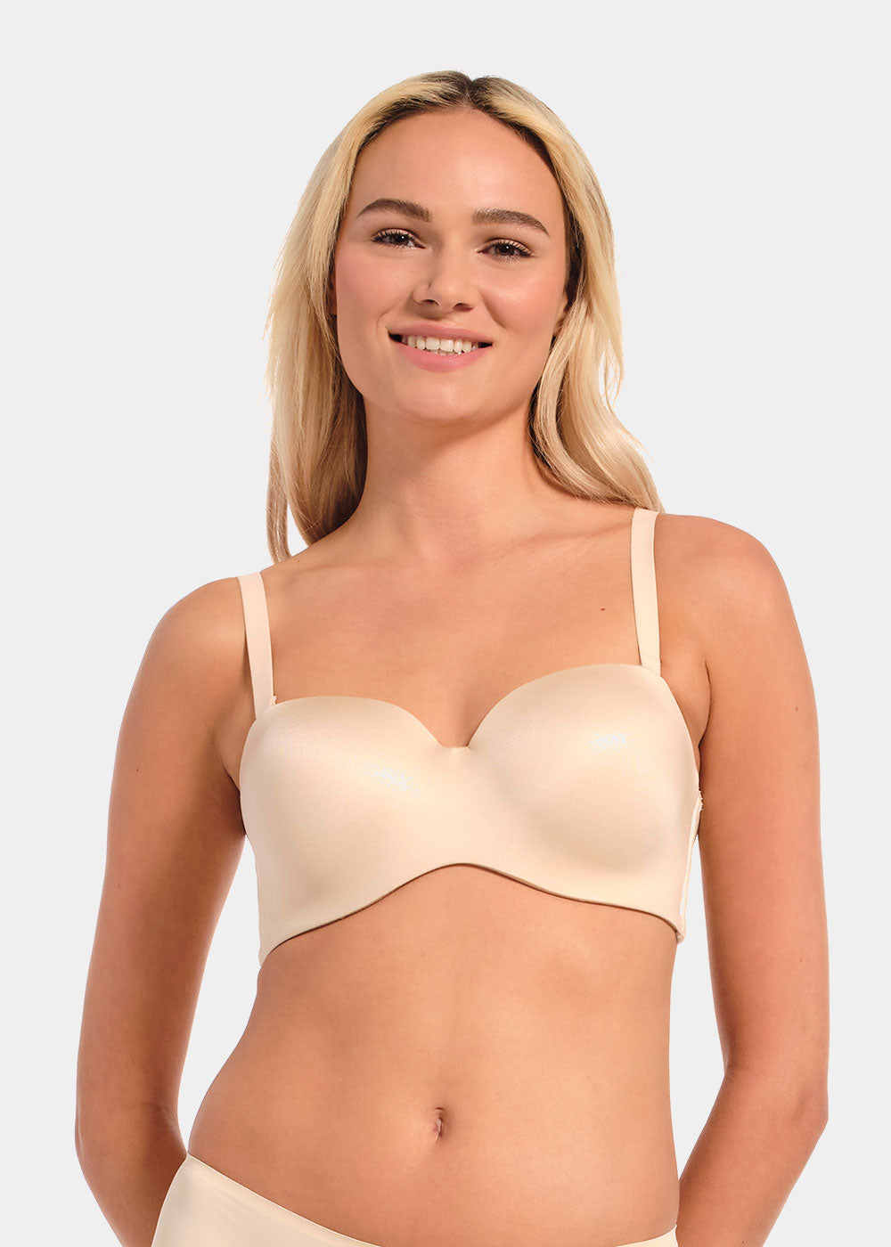 Dames Strapless Bh Voorgevormd Blijft Zitten