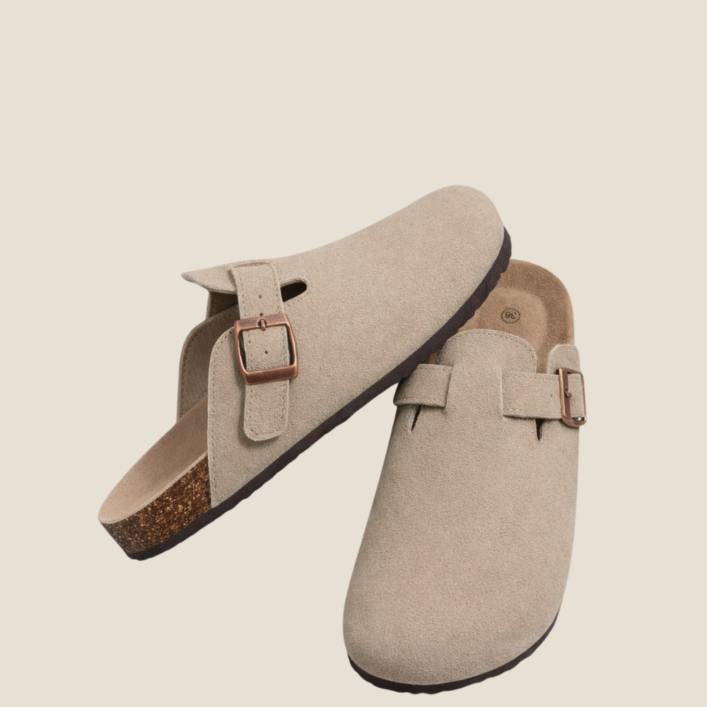 Premium Suède Clogs – Klassiek