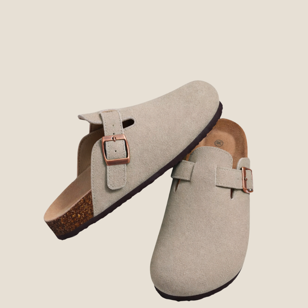 Premium Suède Clogs – Klassiek