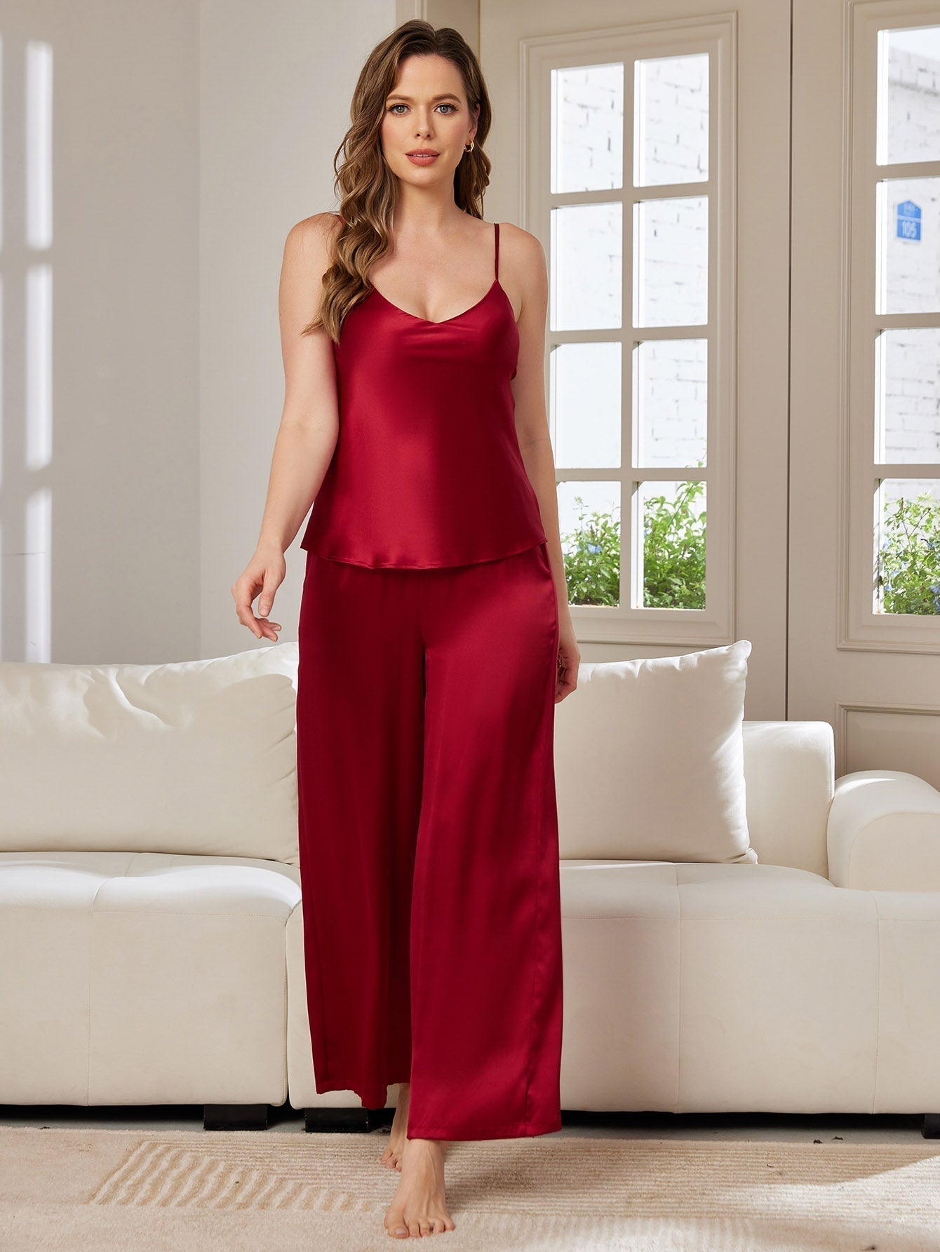 Luxe Satijnen Pyjamaset Dames