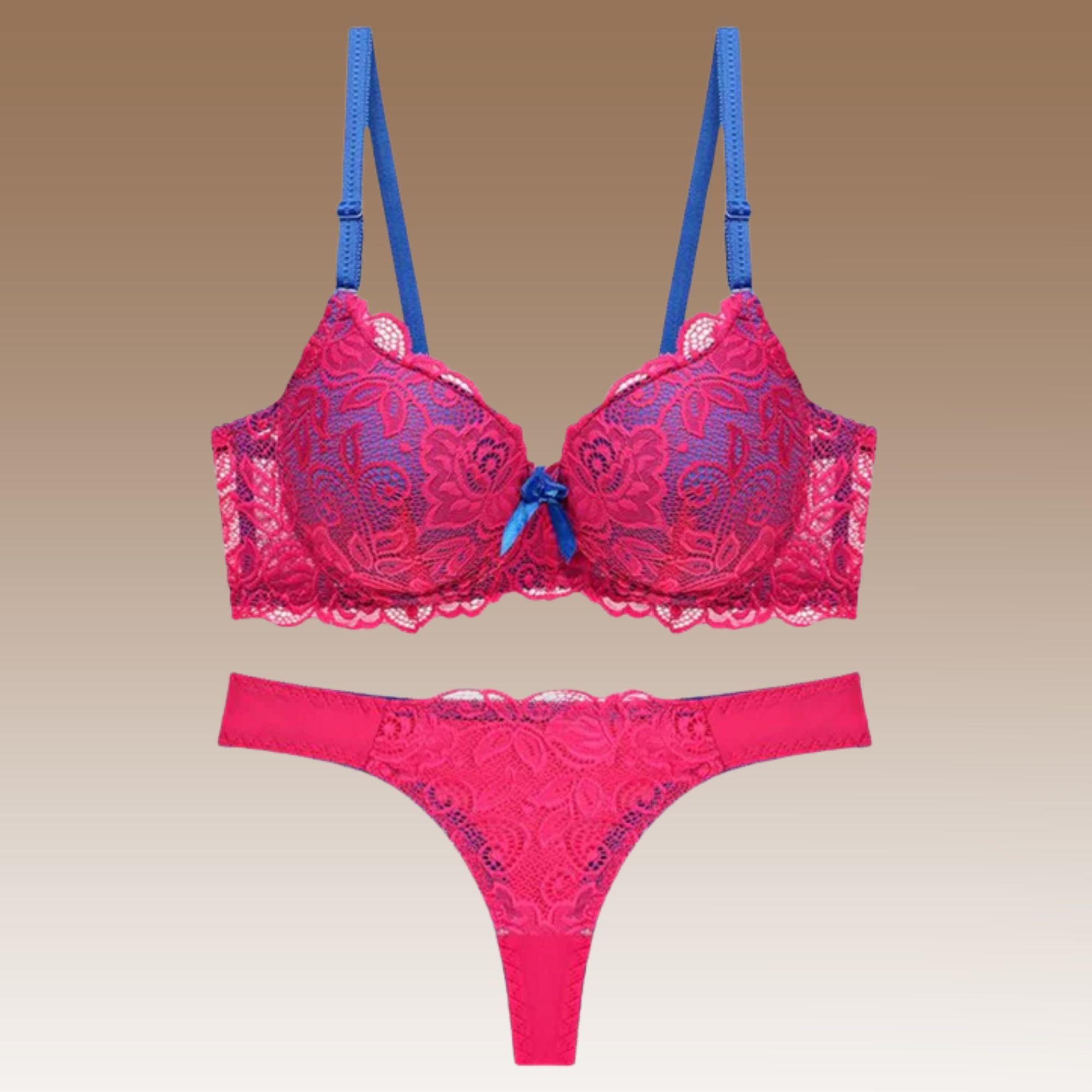 CÉLESTINE - Bh En String Set Dames Kant – Zacht Draagcomfort & Elegante Look