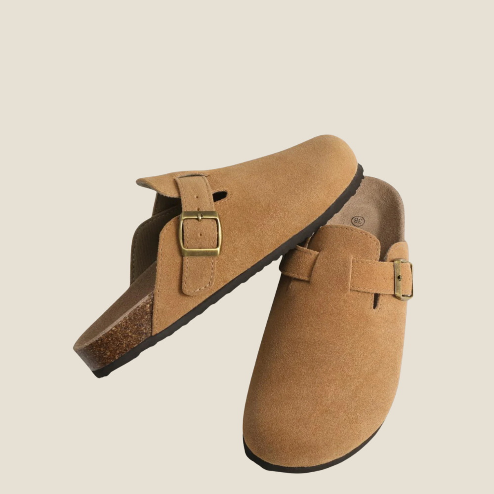 Premium Suède Clogs – Klassiek