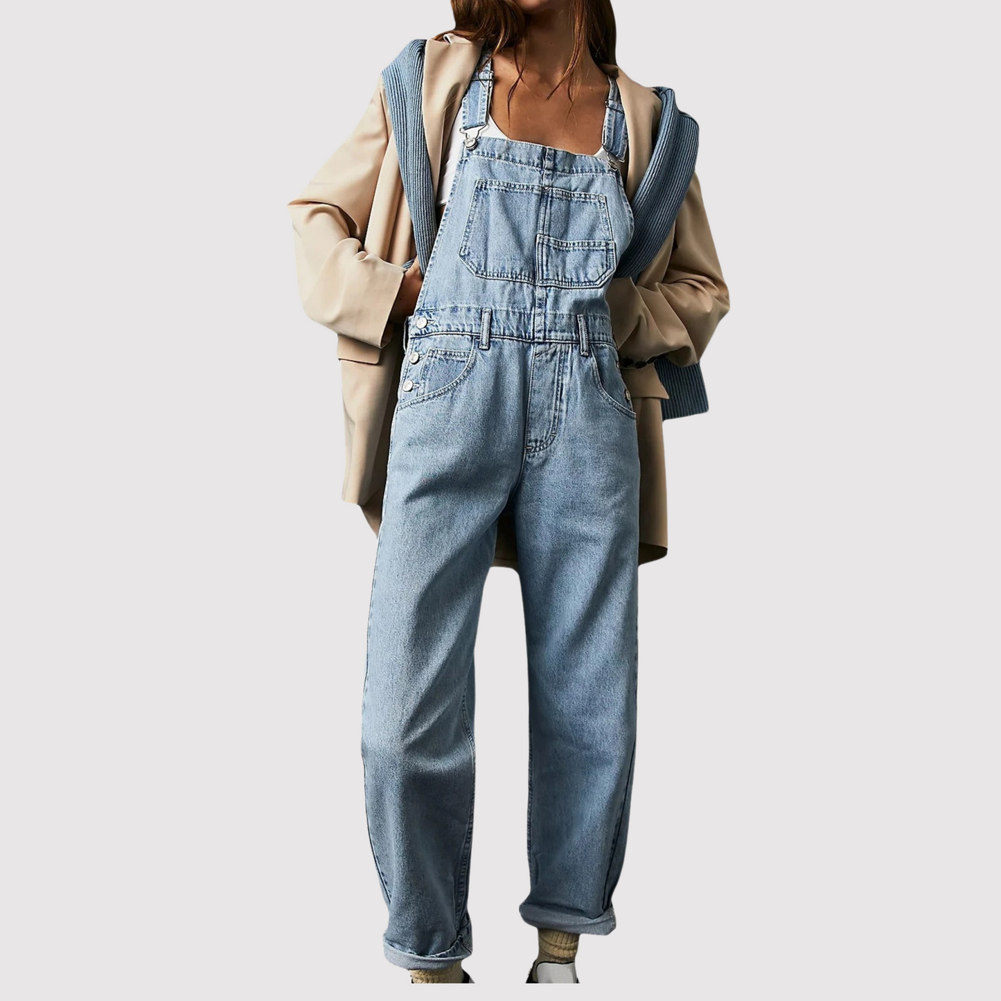 Dames Denim Tuinbroek – Casual Spijker Overall | Angelique