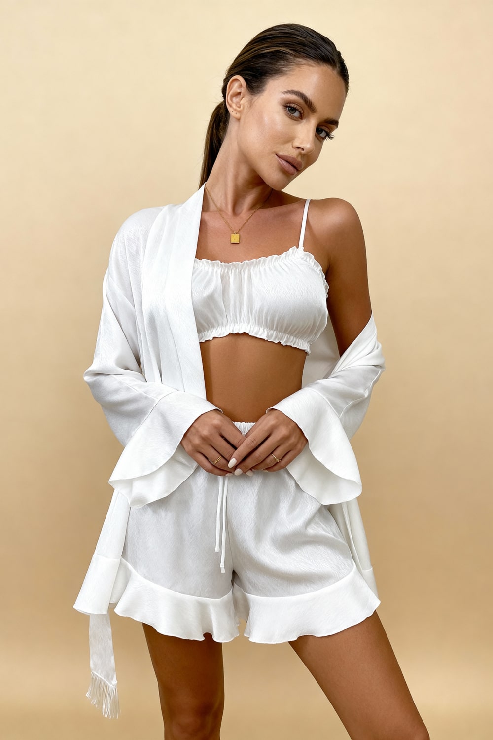 Sierlijke Kimono Ochtendjas Dames
