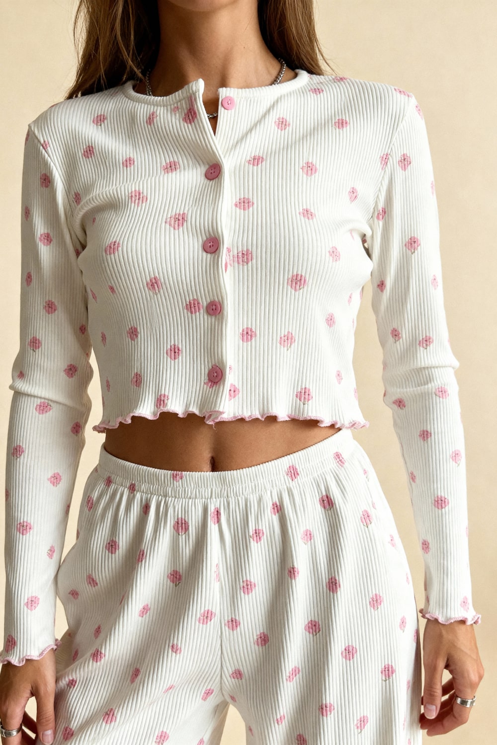 Comfortabele Pyjamaset Voor Dames