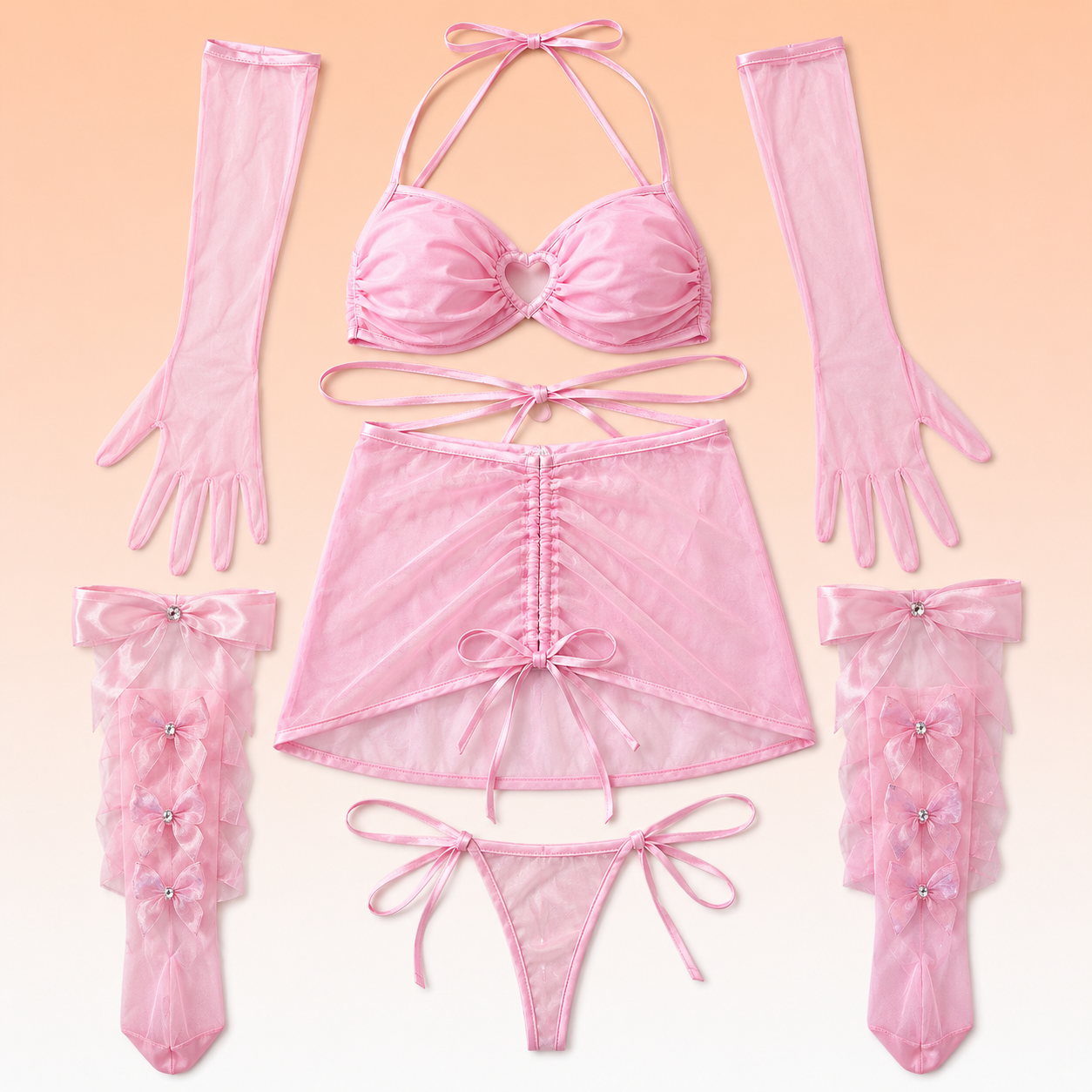 Mesh Lingerieset Dames Cila