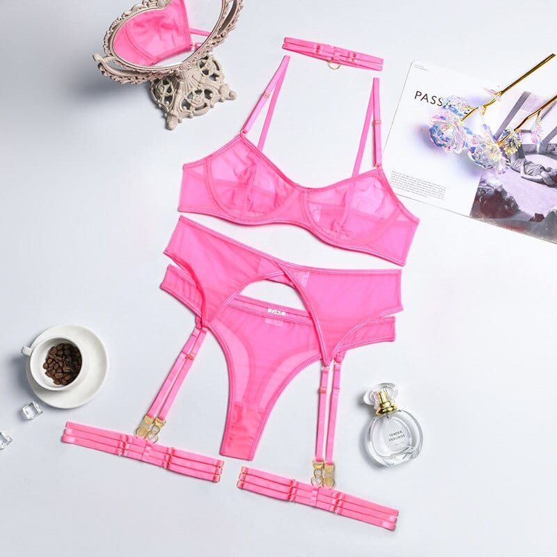 LIVC - Lingerieset Dames – Transparant – Luxe Lingerie met Comfort