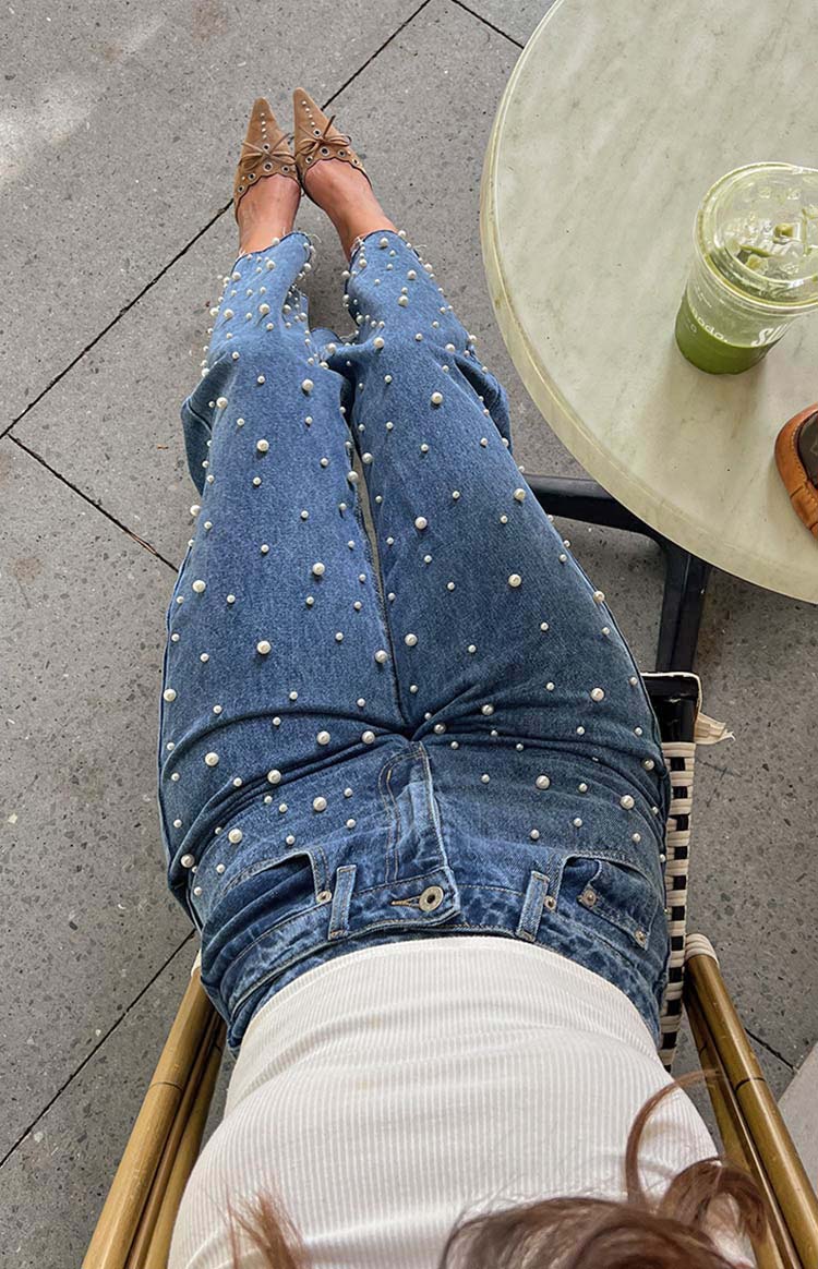 Hoge Taille Jeans Dames