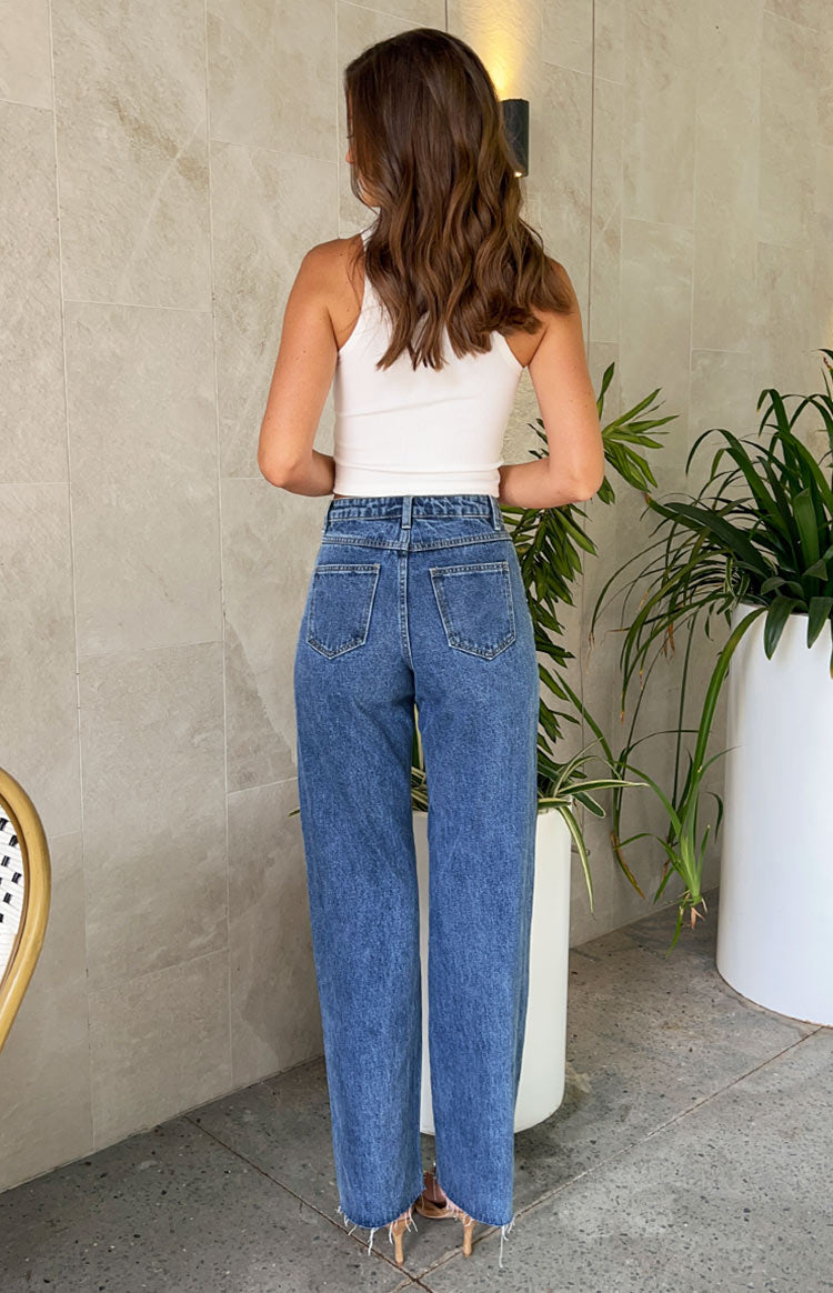 Hoge Taille Jeans Dames