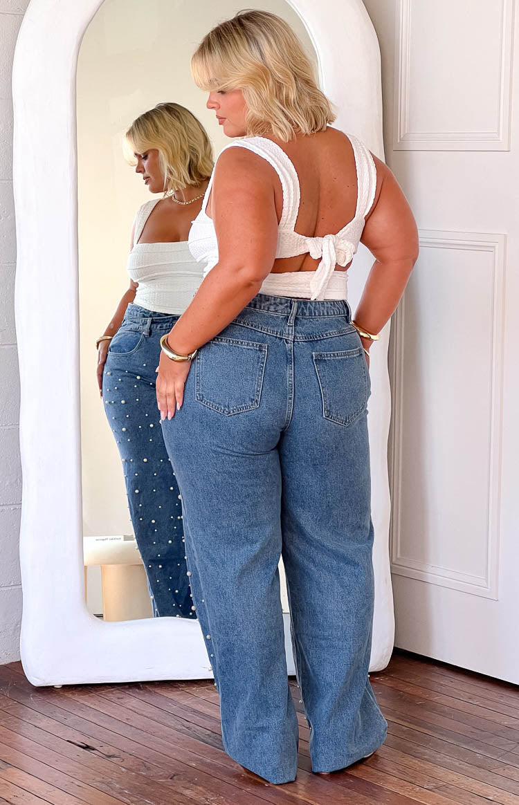 Hoge Taille Jeans Dames