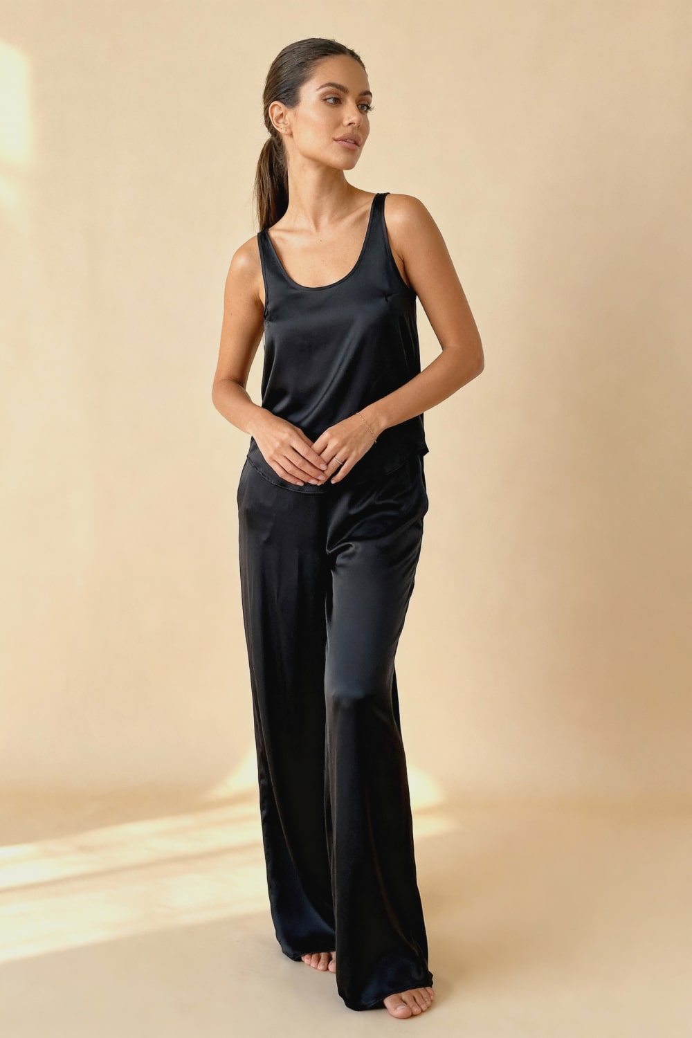 Luxe Satijnen Pyjamaset Dames