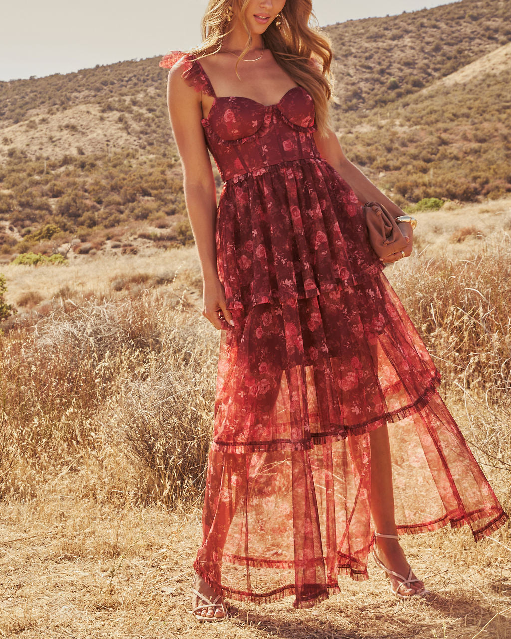 Maxi Jurk Met Bloemenprint