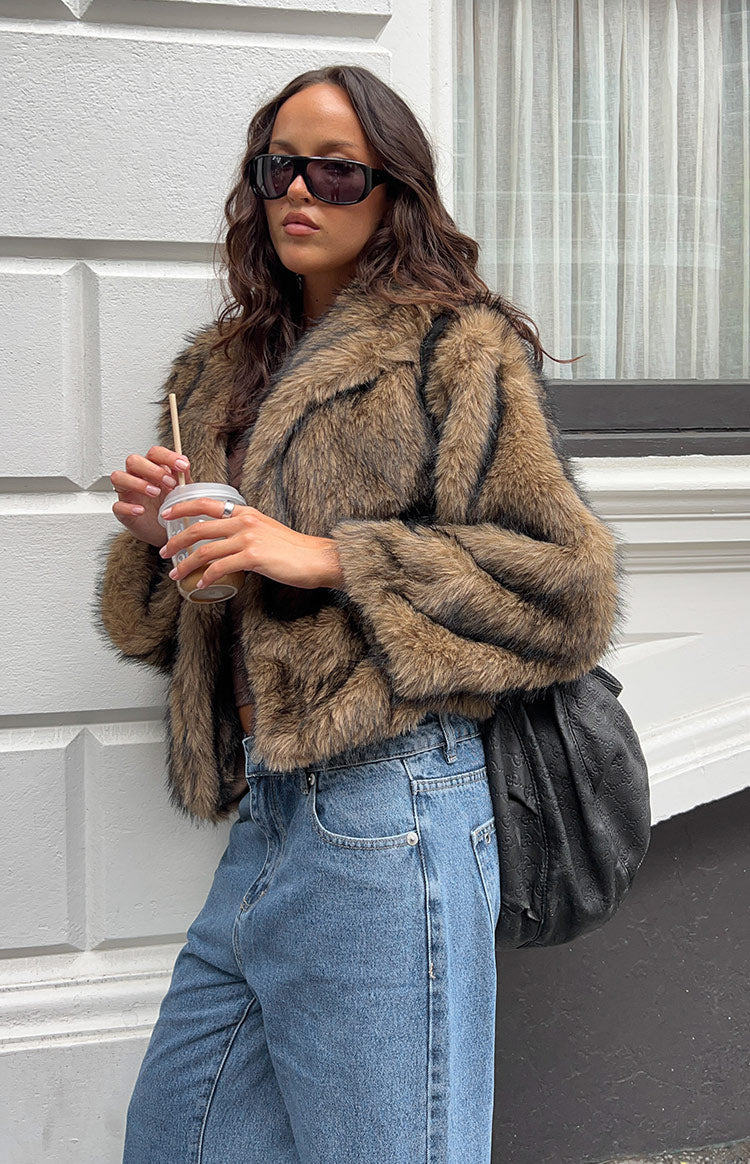 Faux Fur Jas Dames