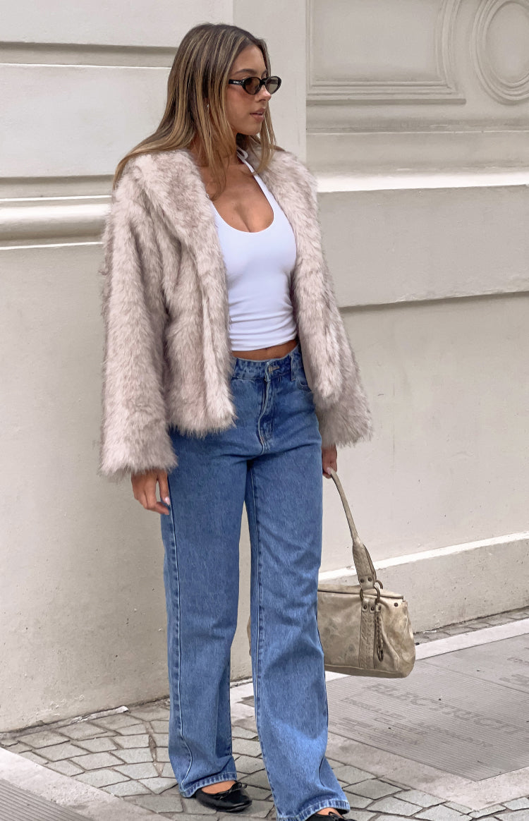Faux Fur Jas Dames