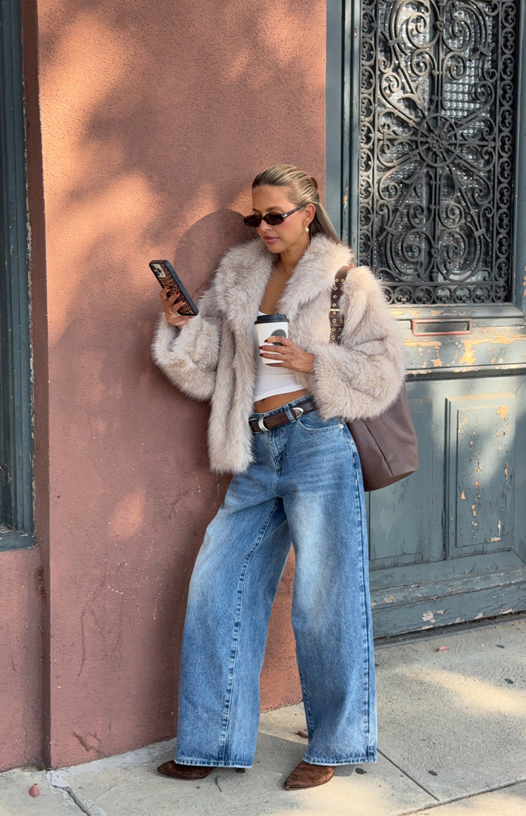 Faux Fur Jas Dames