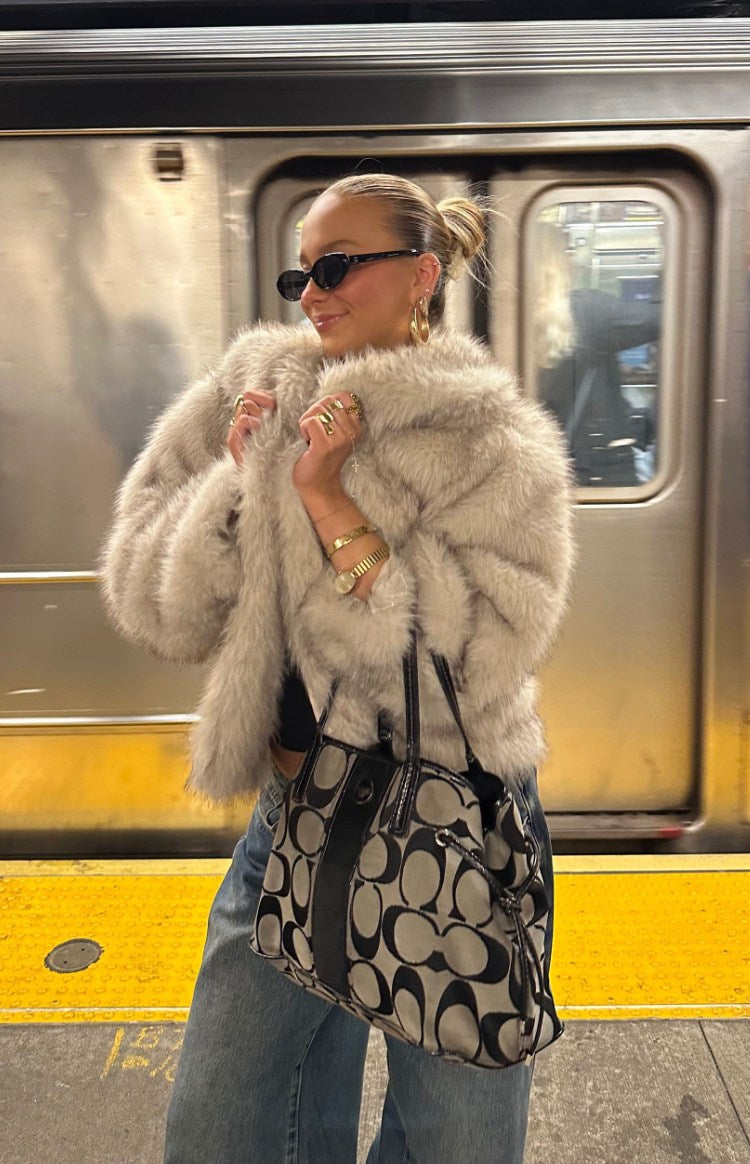 Faux Fur Jas Dames
