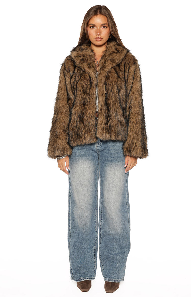 Faux Fur Jas Dames