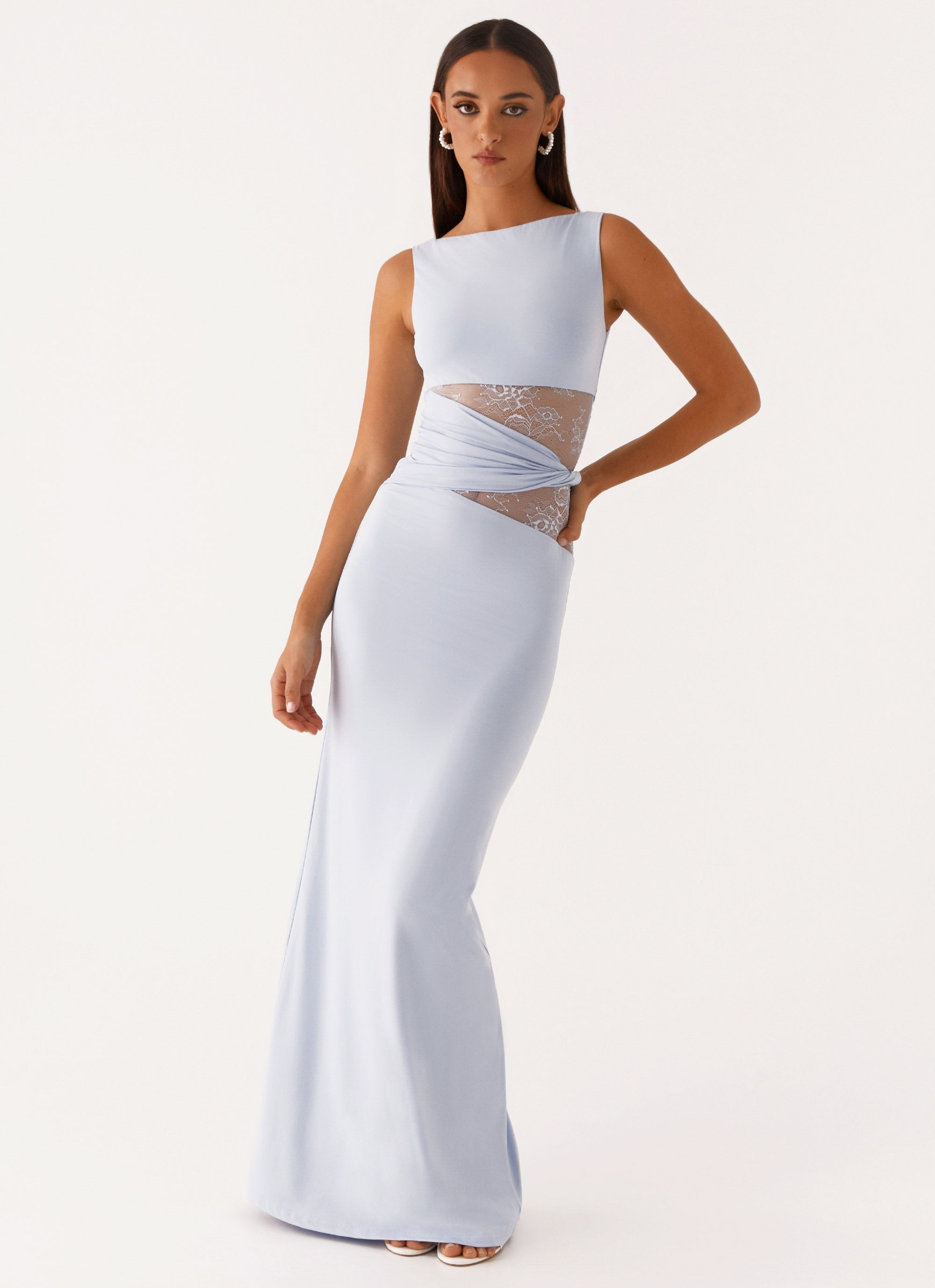 Maxi Jurk Ronde Hals – Kant Zomerjurk Dames