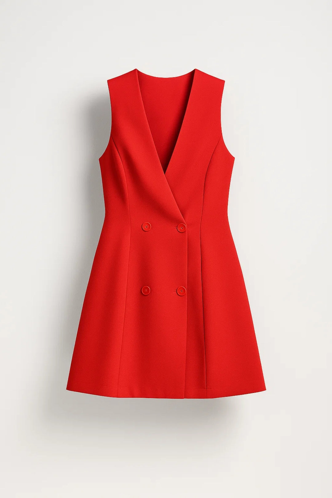 Mini Blazer Jurk – Korte Jurk met Knopen