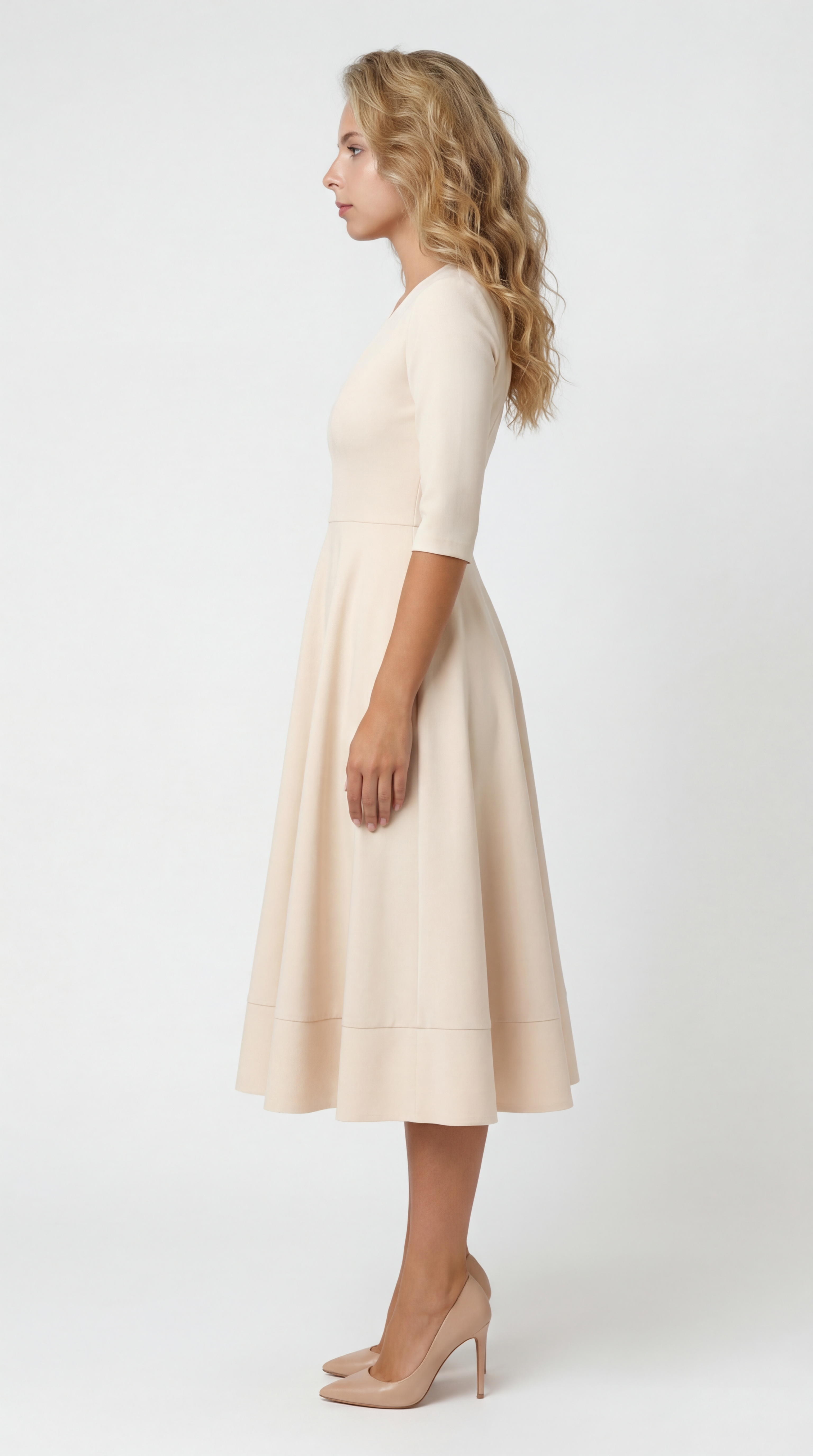 Luchtige Midi Zomerjurk Mireille