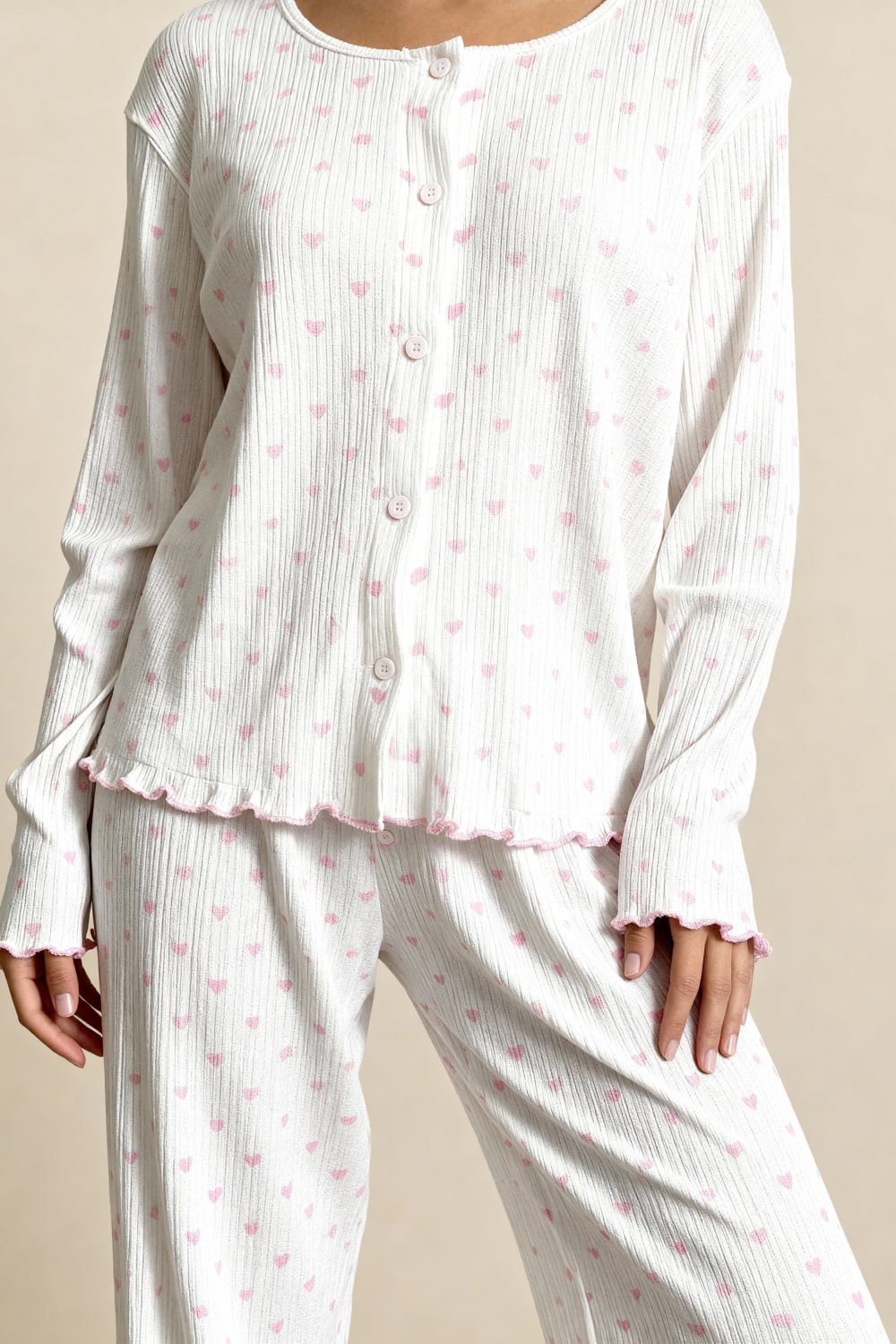 Comfortabele Pyjamaset Voor Dames