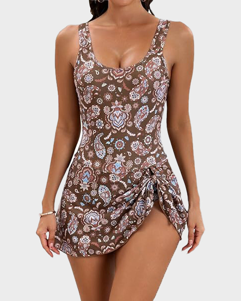 Tesa Zwemjurk Dames – Bloemenprint Set met Shaping Fit