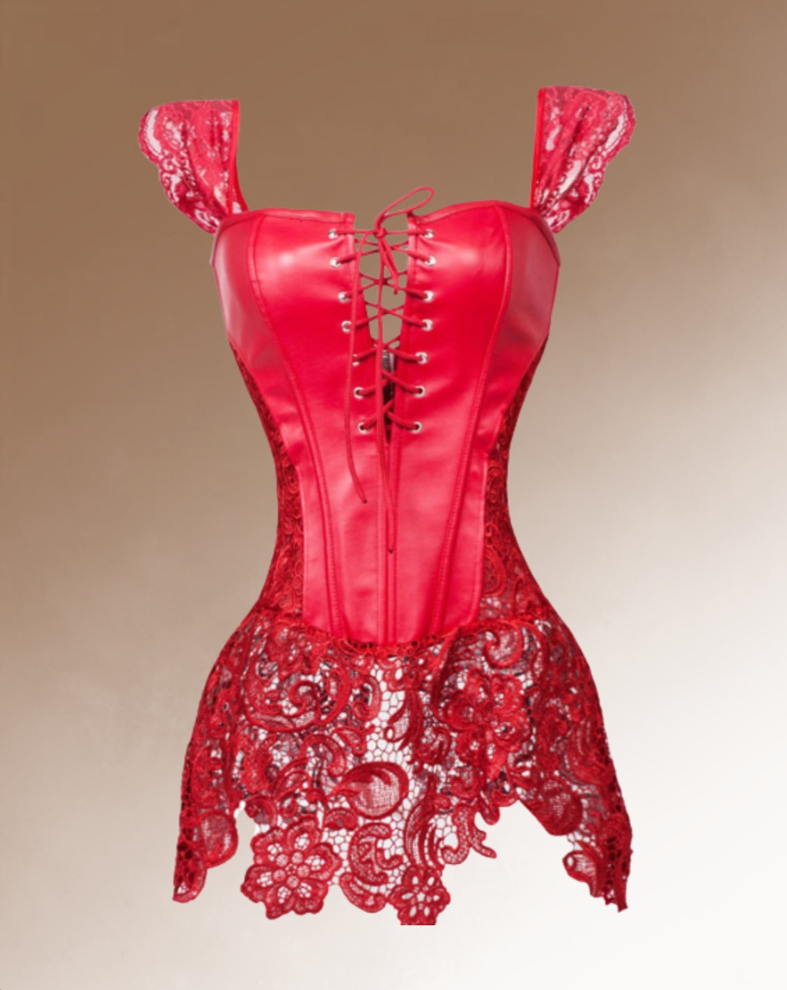 Korsetjurk Dames Kant – Van Leer