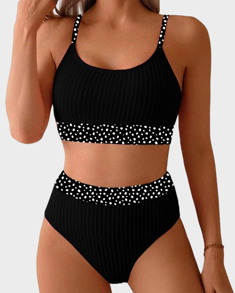 SENA Bikini Set Dames – Sportieve Ribbed Set met Shaping Fit