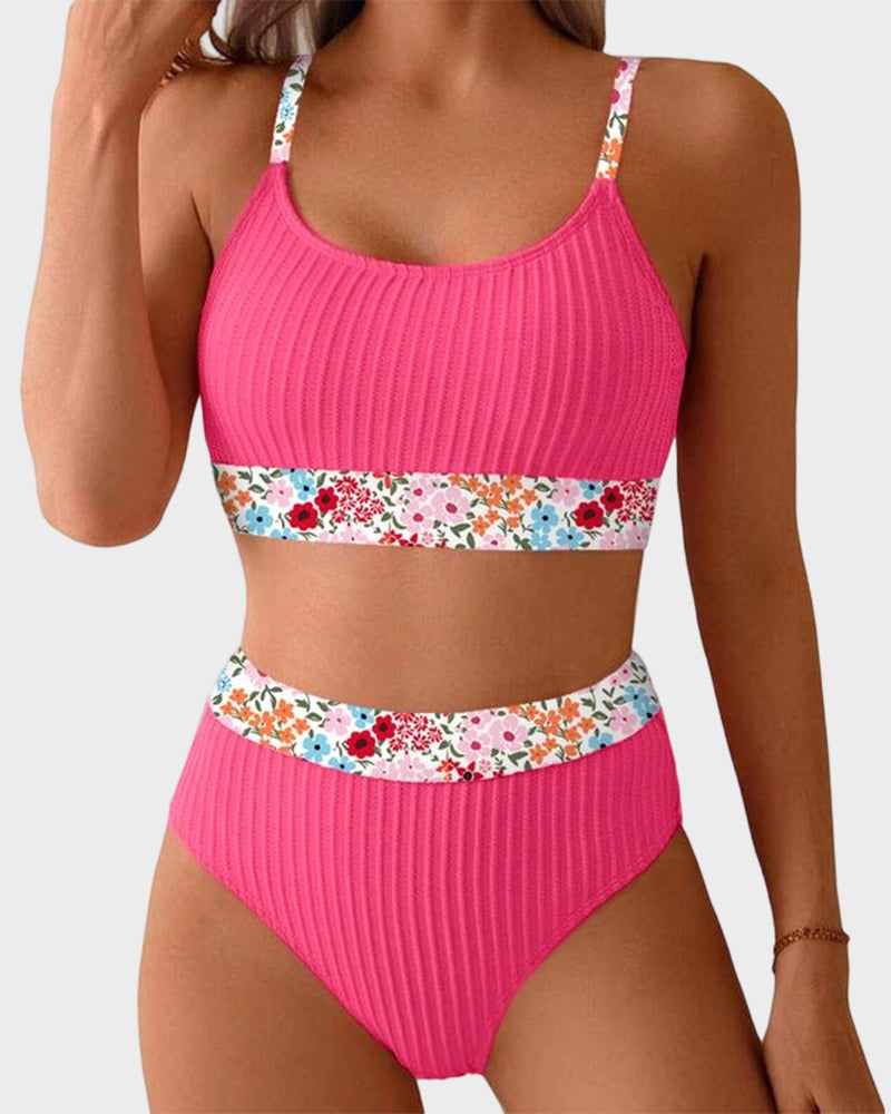 SENA Bikini Set Dames – Sportieve Ribbed Set met Shaping Fit