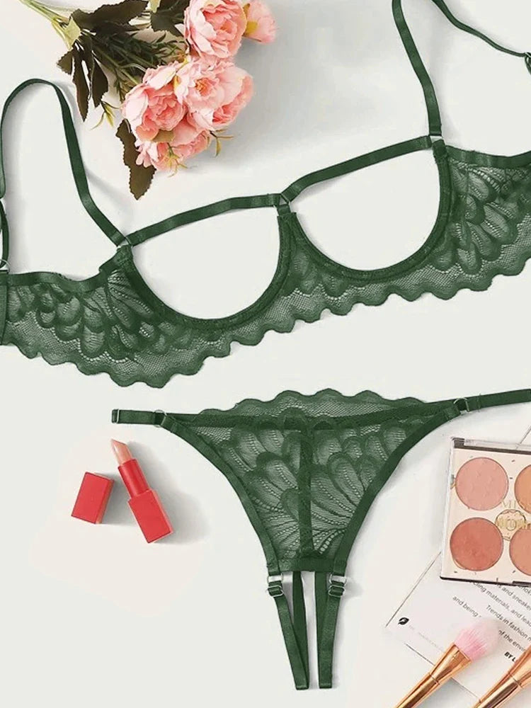 ARISTELLA - Lingerieset Dames Kant – Verfijnd – Verleidelijke Set met Soepele Pasvorm