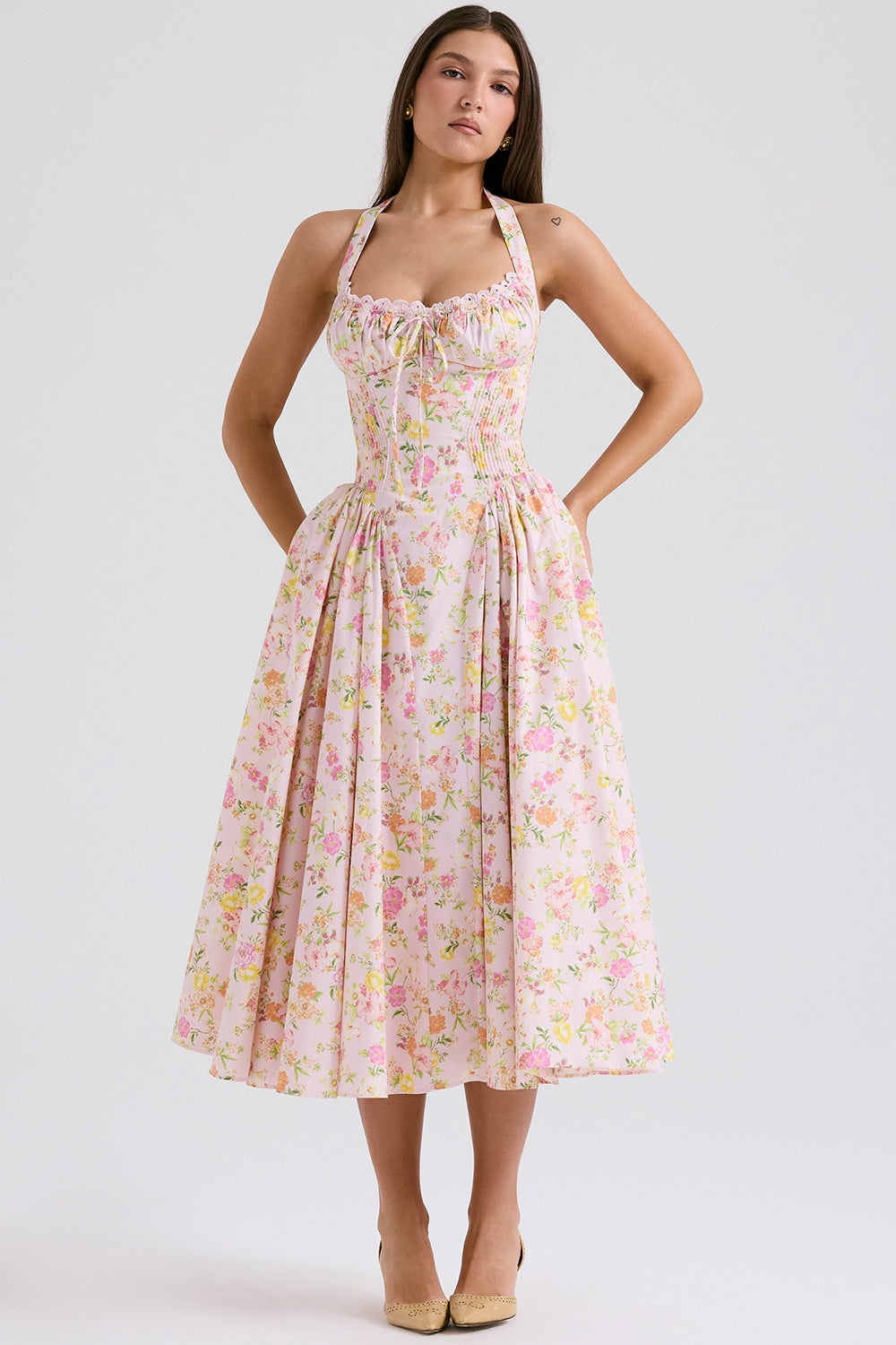Midi Jurk Dames – Elegante Zomerjurk Aansluitend