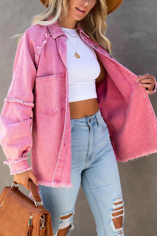 Dames Jeans met Knoopsluiting en Zakken