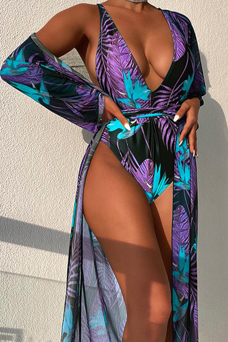 Monokini Met Tropenprint Carmela