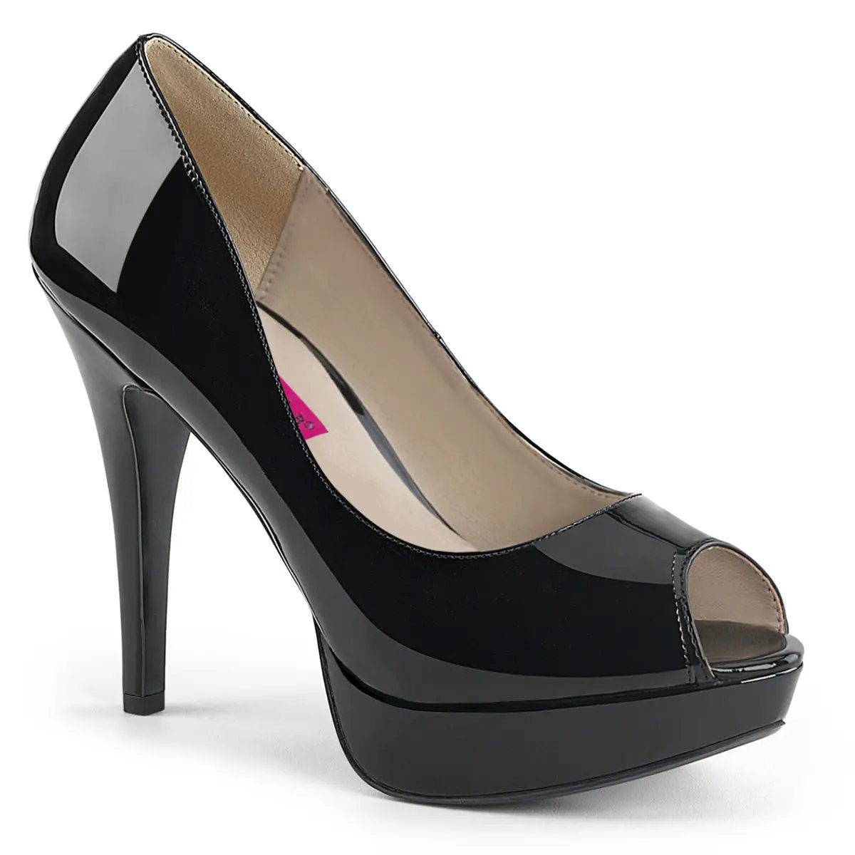 Dames Pumps met Open Neus en Plateauzool
