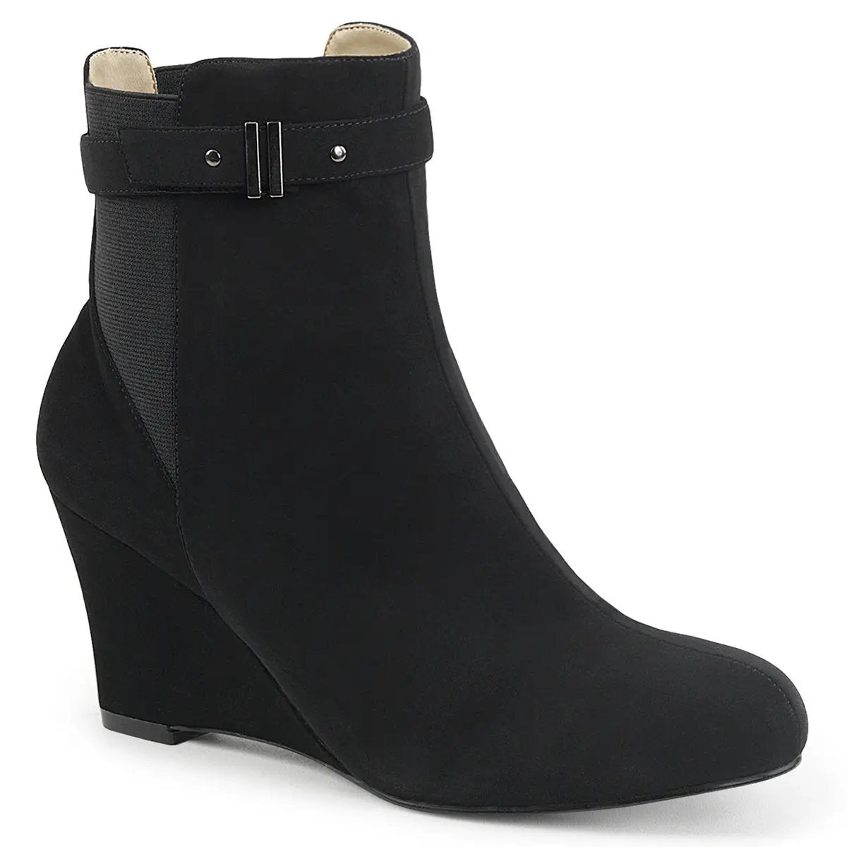 Dames Enkellaarsjes met Sleehak