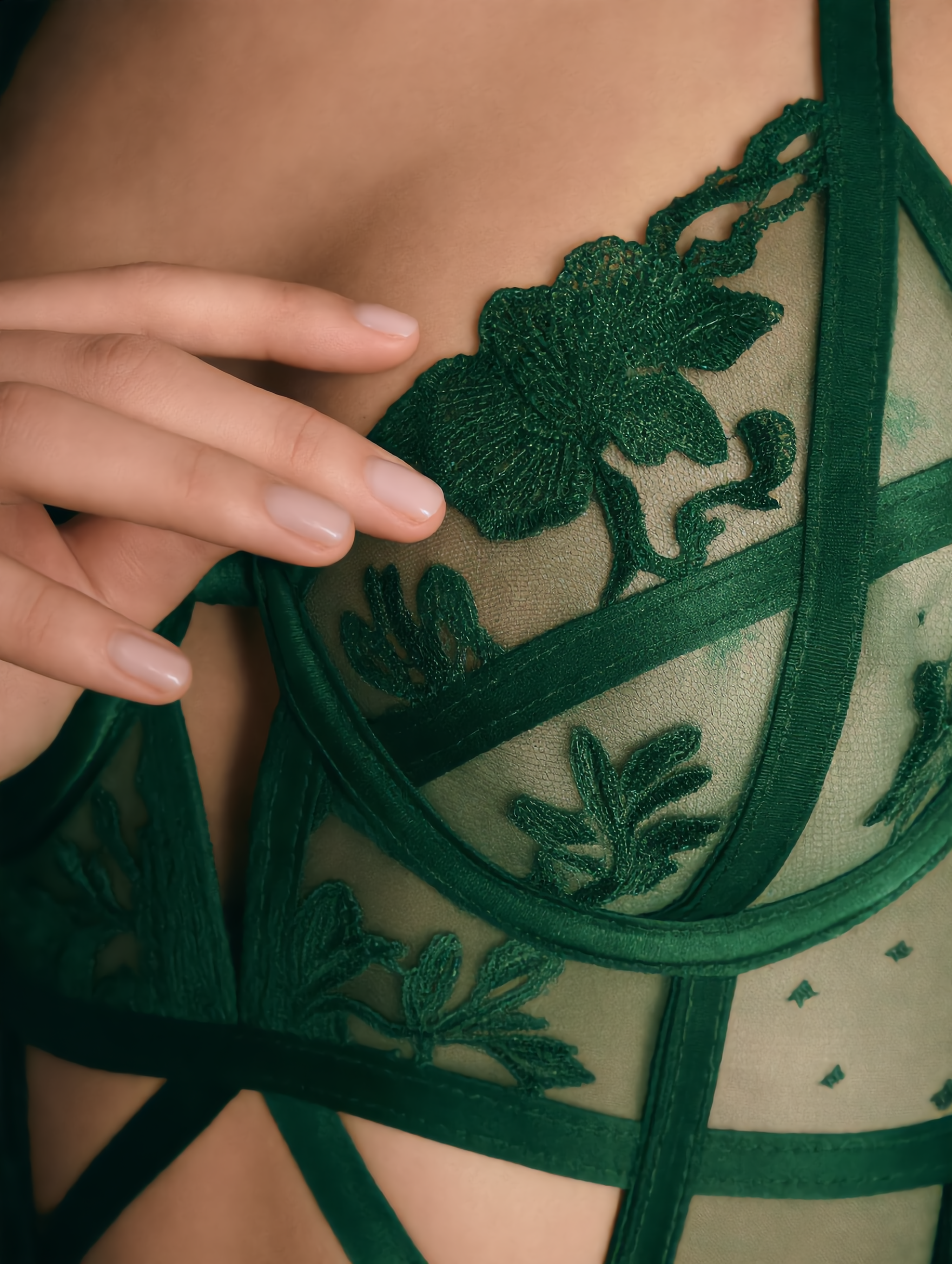 LIVC - Lingerie Dames Kant – Luxe – Elegante Look & Soepele Pasvorm