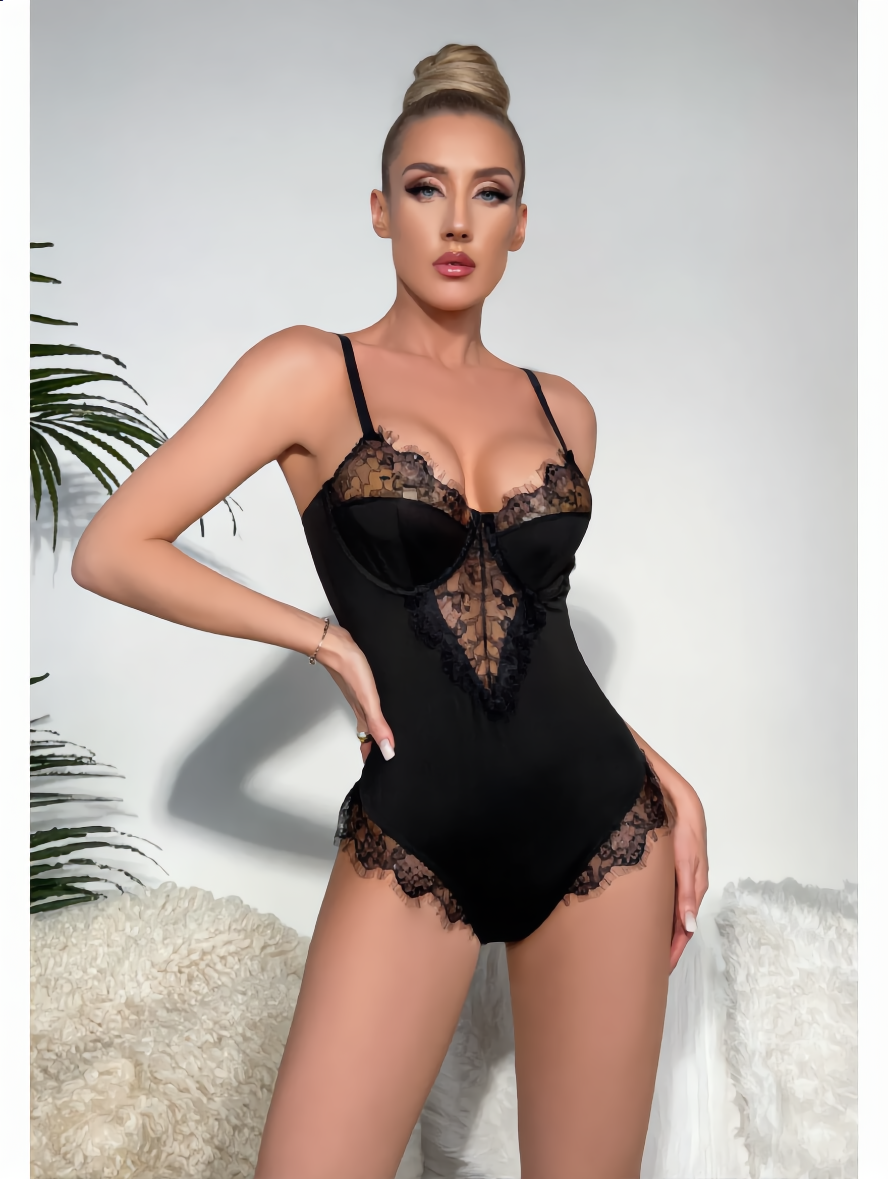 ISLI – Kanten Corrigerende Body Dames met Bandjes – Direct Gesculpt Silhouet
