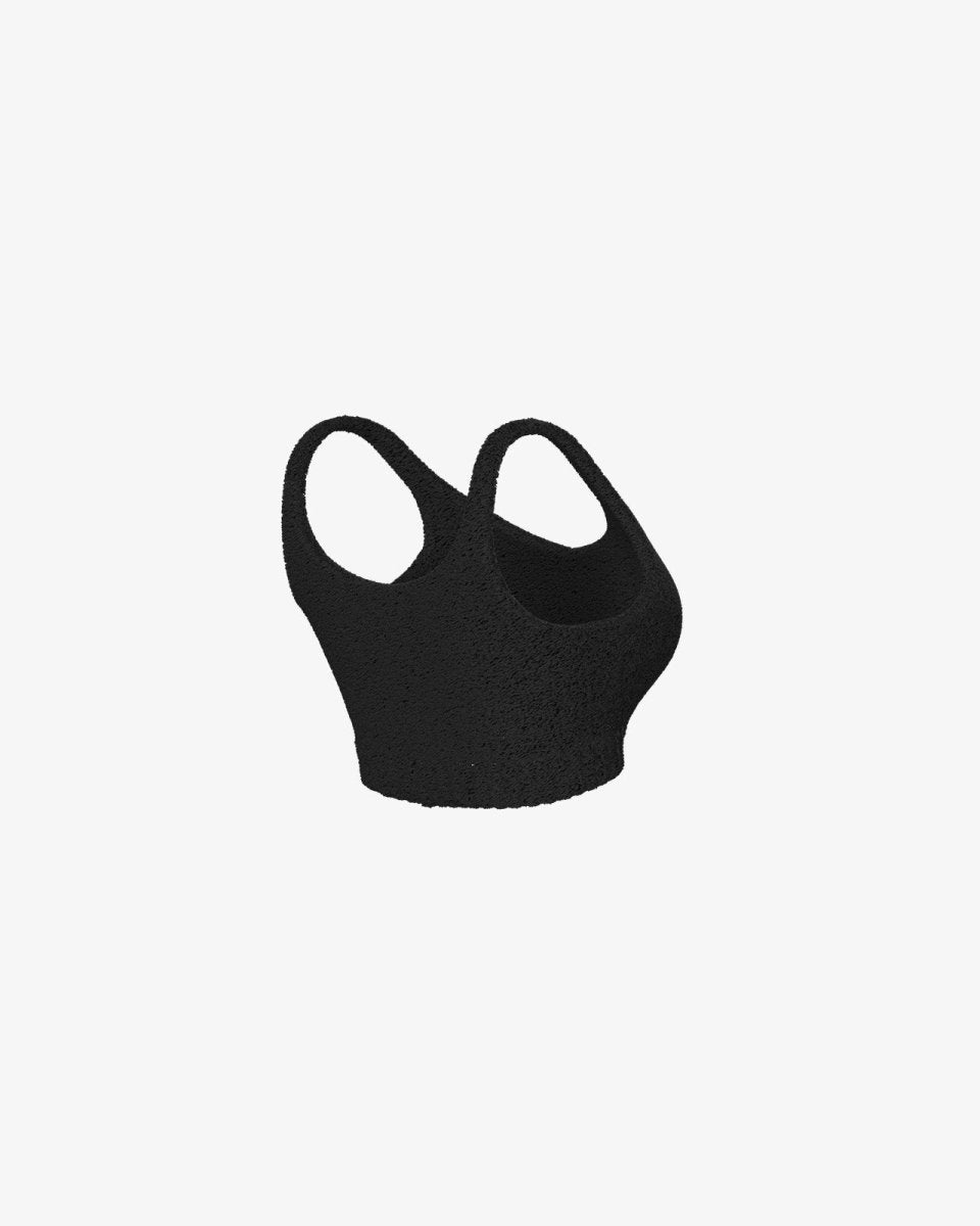 Dames Bouclé Crop Top | Zachte Structuur & Croplengte | Loungen & Casual